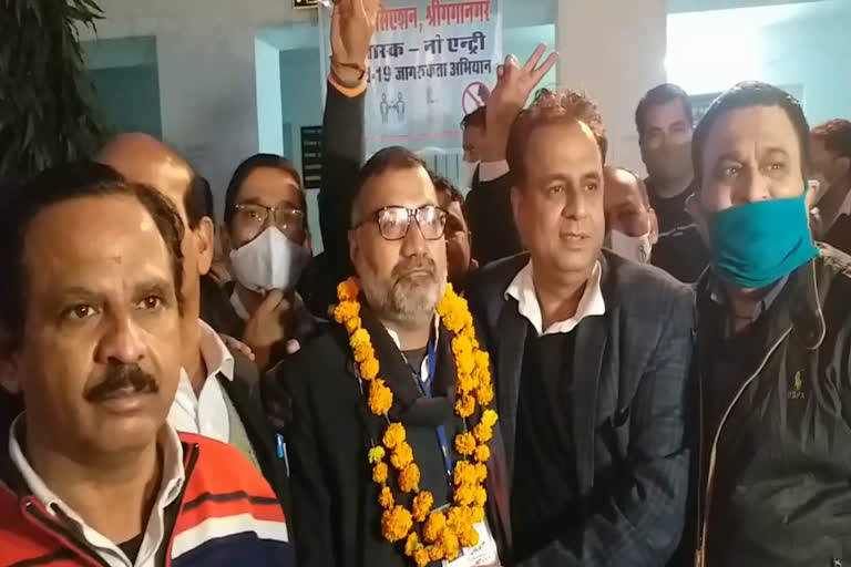 विजय रेवाड़ बने श्रीगंगानगर बार एसोसिएशन के अध्यक्ष, Vijay Rewad becomes president of Sriganganagar Bar Association