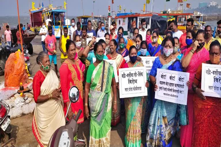 Mumbai fishermen support Wadhwan port protest