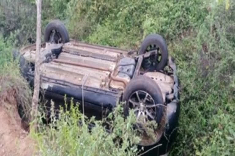 car accident near RK valley at kadapa