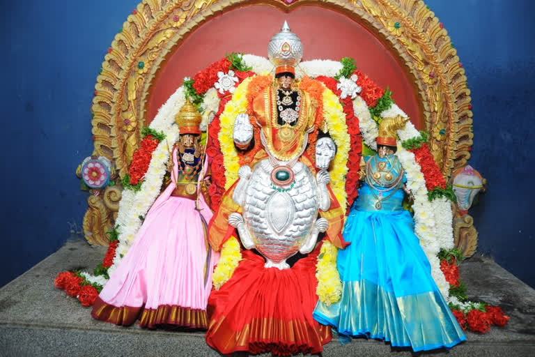 bhadrachalam sita rama swamy in kurma avatharam in bhadradri kothagudem