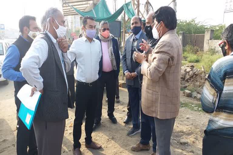 जिला कलेक्टर,inspected work