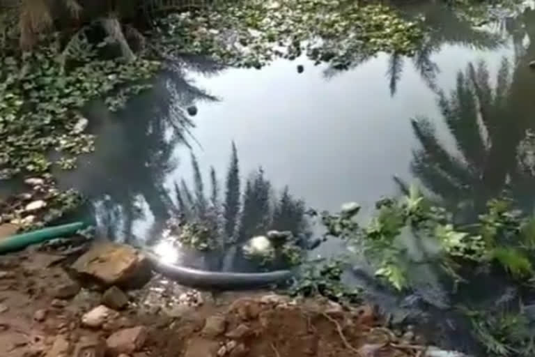 young man drains water from city in godda