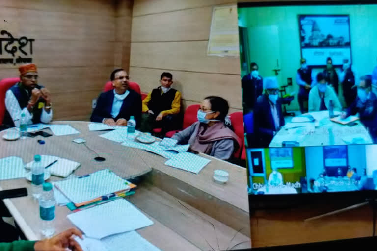 meeting through video conferencing