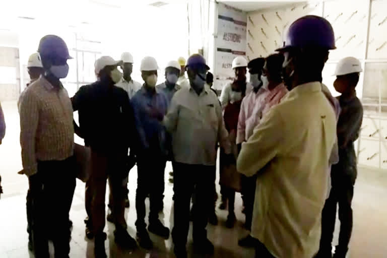 telangana-irrigation-department-chief-adviser-visit-seetharama-project-pump-house