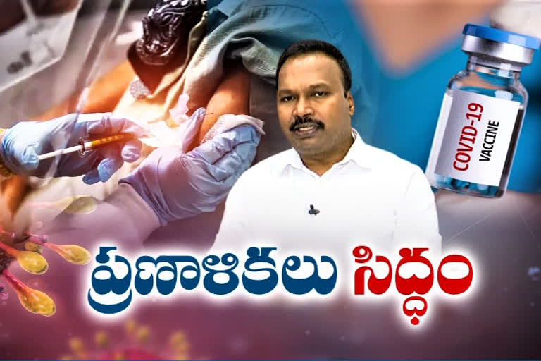 public health director Srinivas on vaccine distribution in Telangana