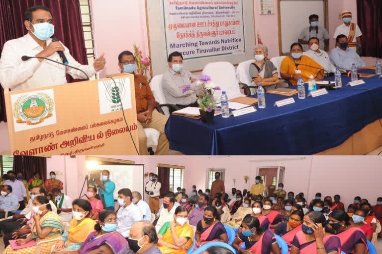 seminar on nutrition in  tiruvallur TN Agriculture University