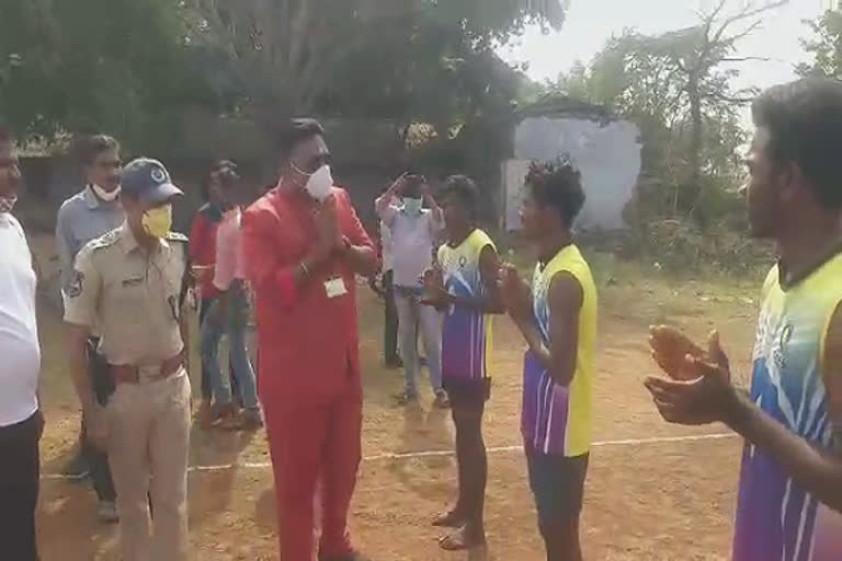 asp inaugurated tribal sports in mulugu district