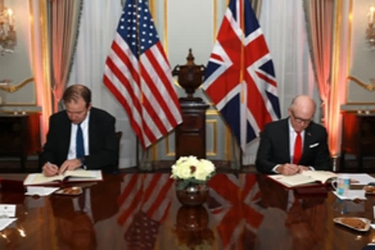 UK, US sign customs deal for post-Brexit trade