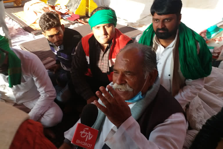 bhanu state president yogesh singh broke hunger strike