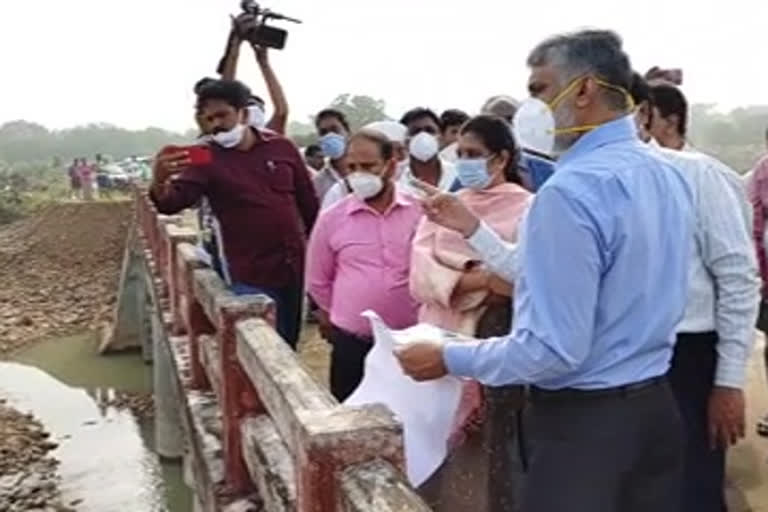 central team visit kadapa district on nivar flood loss