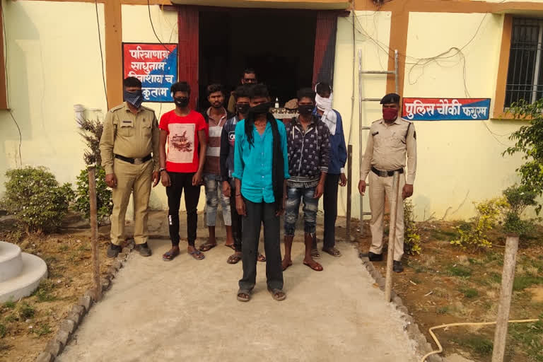 Janjgir police arrested the accused for assault