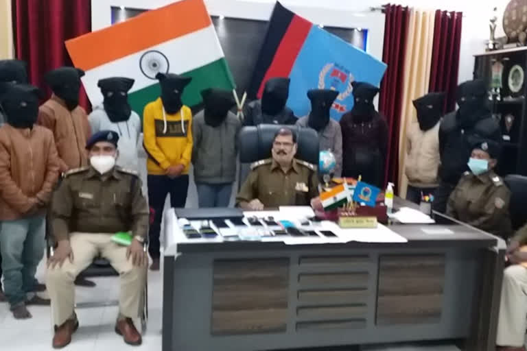 14 cyber criminals arrested in deoghar