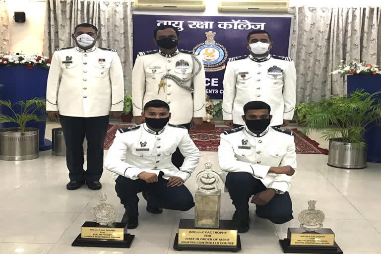 convocation of 162nd fighter controller course in air defense college lucknow