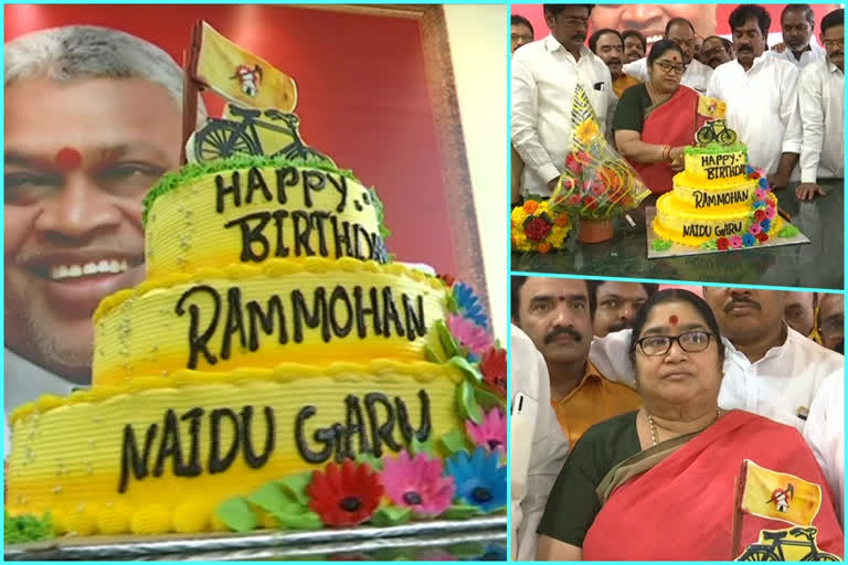 MP Kinjarapu Rammohan Naidu birthday celebrations