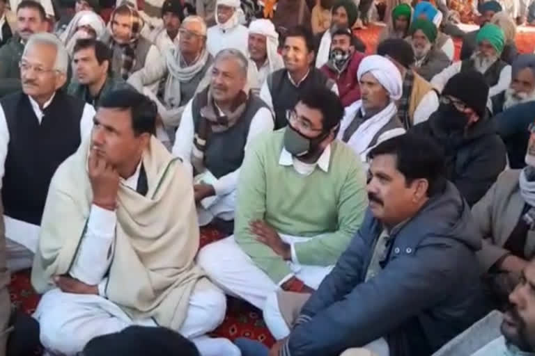 arjun-chautala-reached-palwal-national-highway-to-support-farmers-agitation