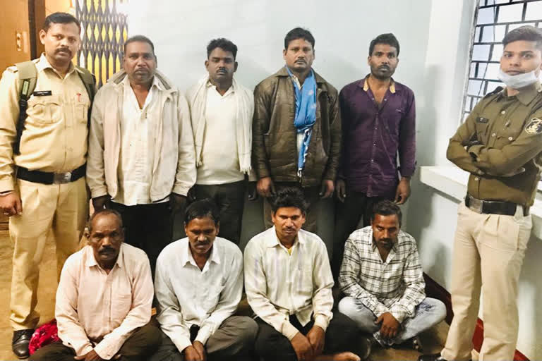 Eight accused arrested