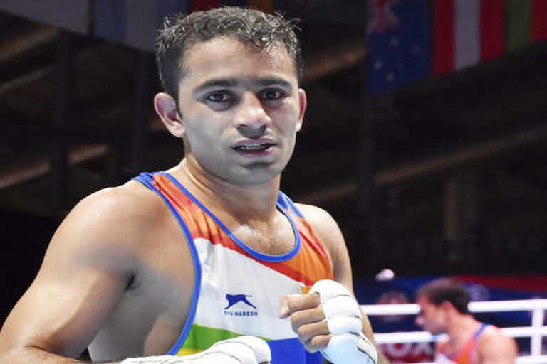 amit panghal won gold medal