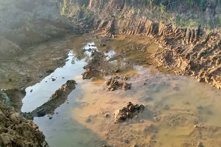 illegal earth mining in Dibrugarh