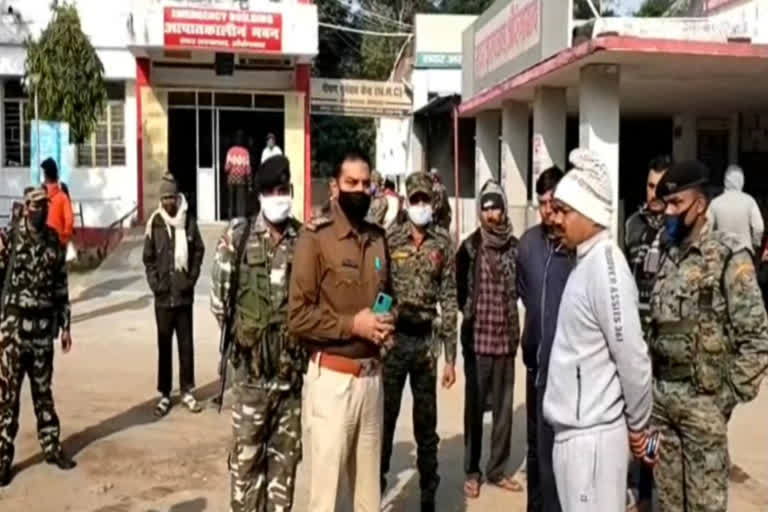 गोली लगने की सूचना पर पहुंची पुलिस