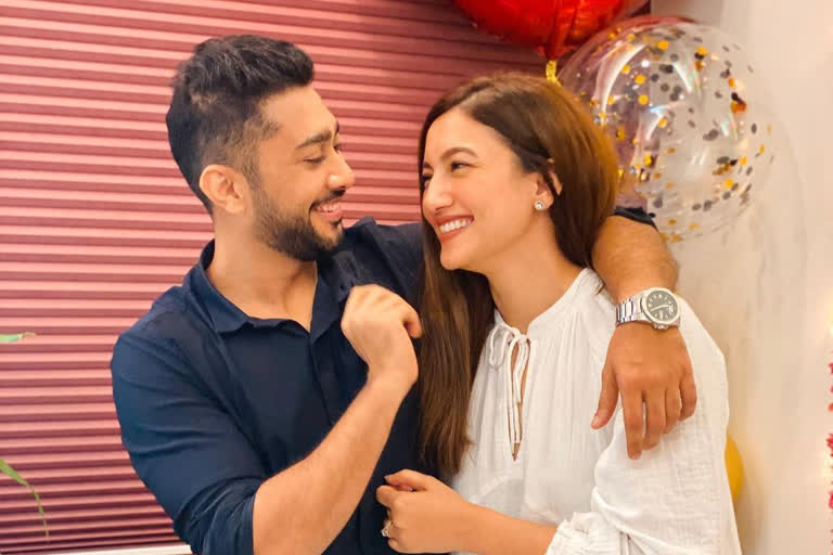 Gauahar Khan shares animated glimpse of lockdown love story with Zaid