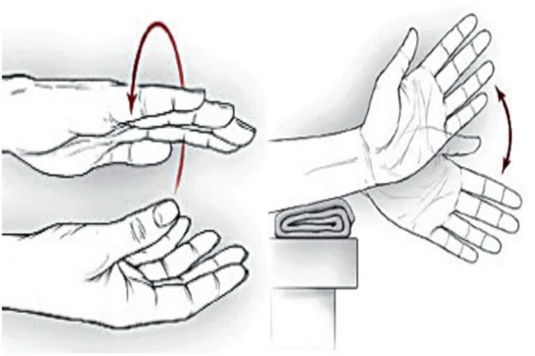 glimpse of Few exercises to handle finger and hand pains