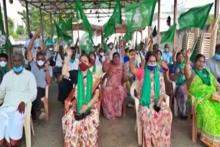 Amaravati farmers protest