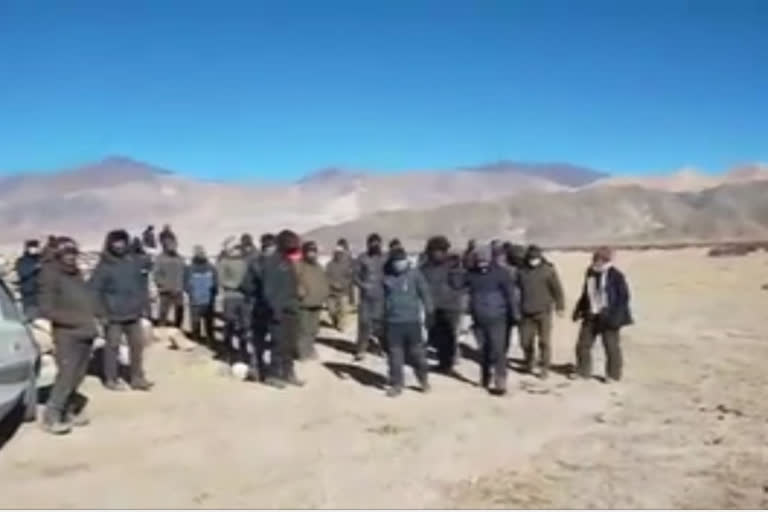 Ladakh: Chinese vehicles enter Indian territory, locals stage protest