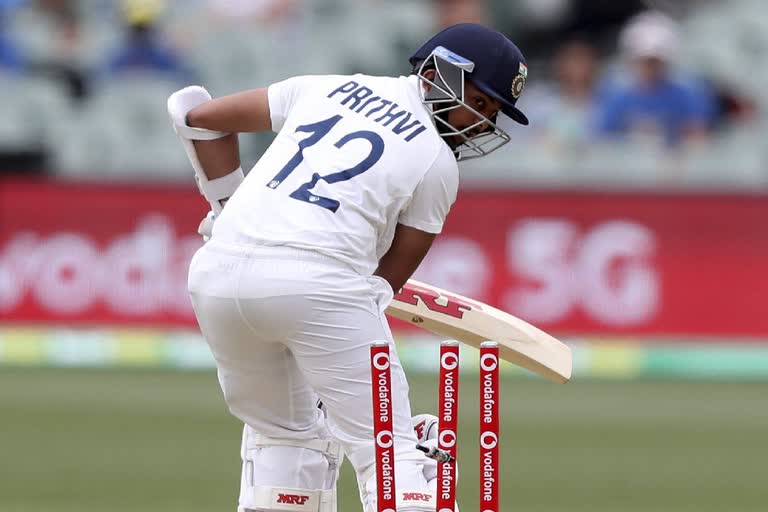 Prithvi shaw posts against criticism he received from Allan border and Sunil Gavaskar