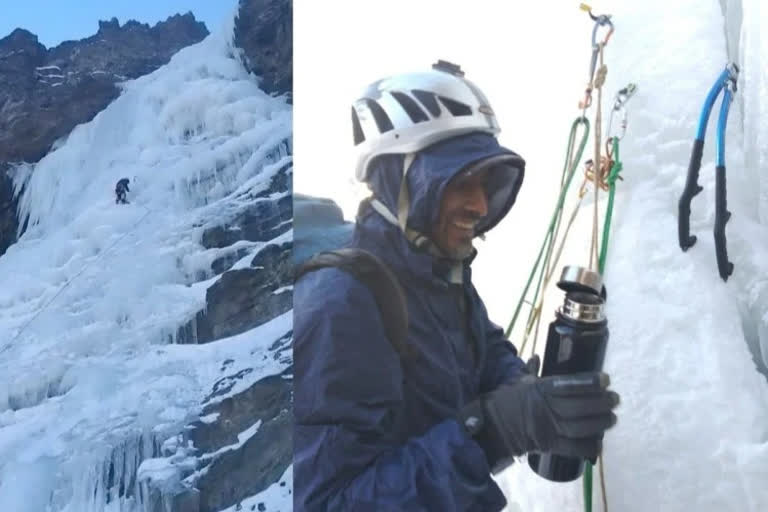 ice climbing in lahaul