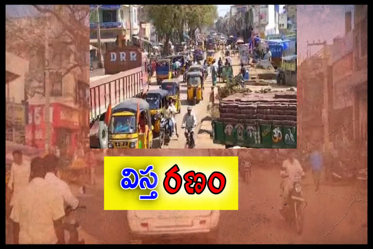 road construction stops in nandikotkur