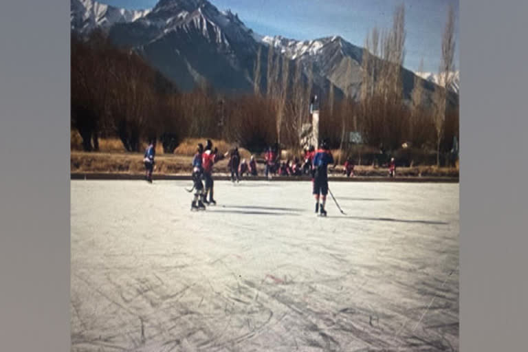 Frozen lakes