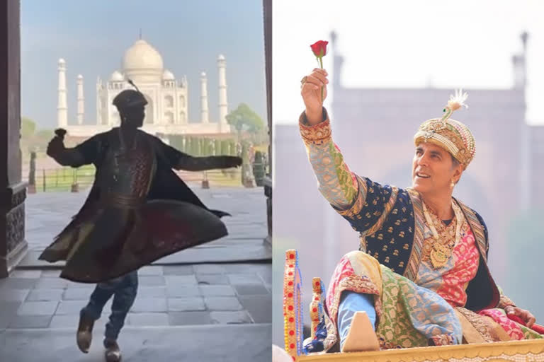 Akshay Kumar twirls in front of Taj Mahal dressed as Shah Jahan