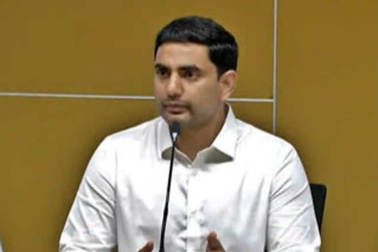 lokesh on ysrcp colours to police vehicles