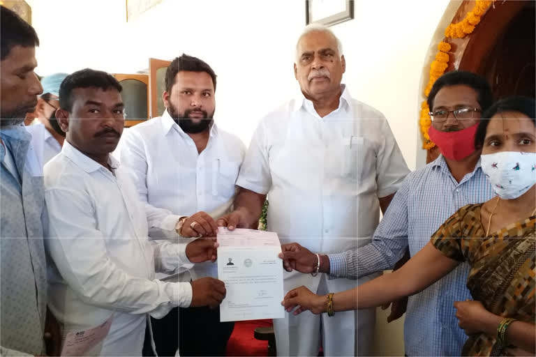 MLA distributes CM relief fund checks