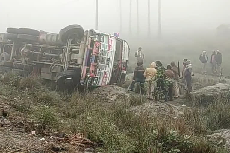 motihari petrol tanker overturned