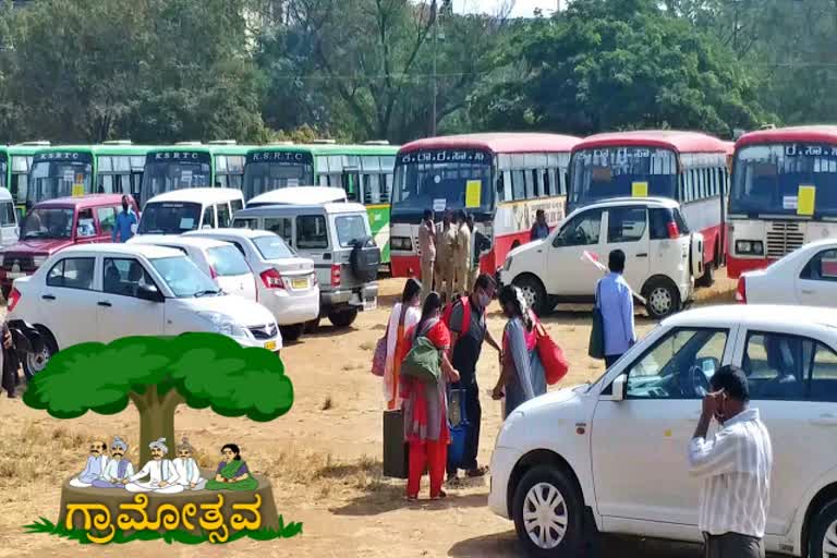 Grama Panchayat Election at Davangere