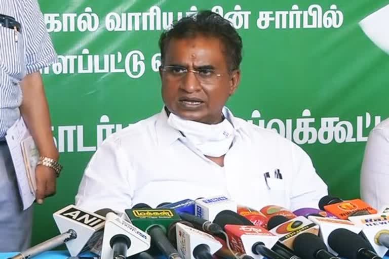 அமைச்சர் எஸ்.பி வேலுமணி  அமைச்சர் எஸ்.பி வேலுமணி செய்தியாளர் சந்திப்பு  அமைச்சர் எஸ்.பி வேலுமணி குடிநீர் குறித்து பேச்சு  Minister SP Velumani  Minister SP Velumani Press Meet  Chennai District News  Tamilnadu Current News