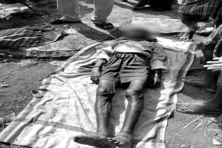 An unidentified old man committed suicide at Santa Market in Gudibanda Mandal in Anantapur district