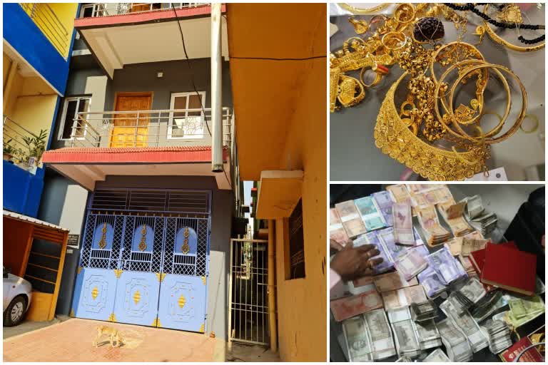 Huge ornaments, cash seized from senior clerk's house during vigilance raid