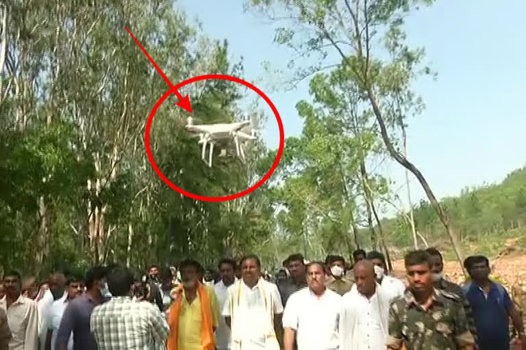 srikanth reddy tirumala drone issue