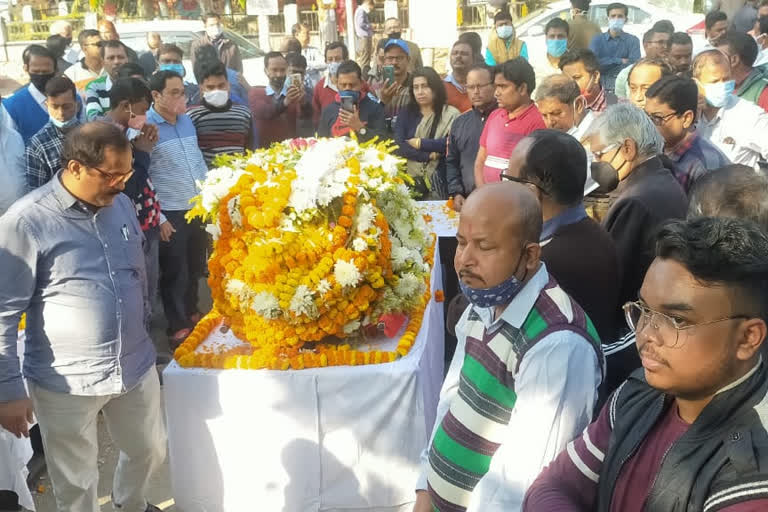 Mojdur union leader Rakhal das gupta is no more