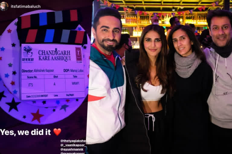 Ayushmann, Vaani wrap Chandigarh Kare Aashiqui in about 48 days