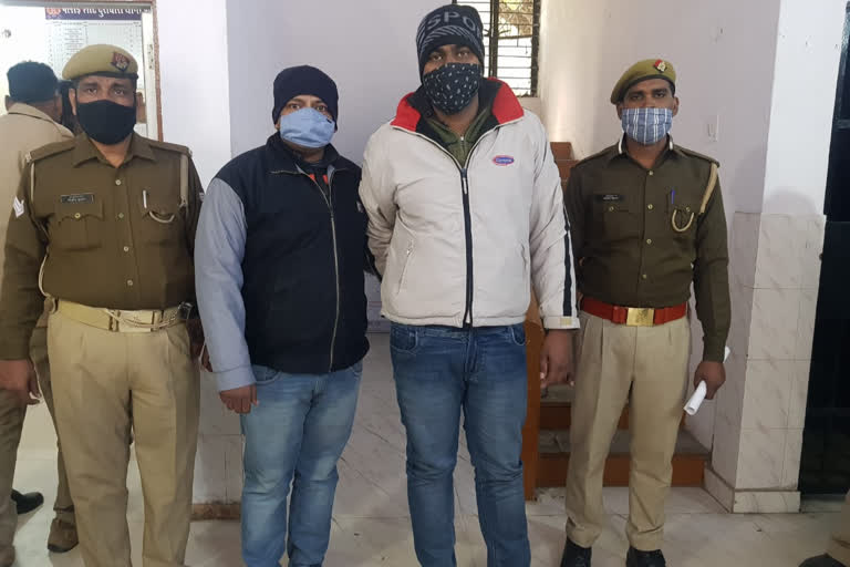 two wanted accused arrested in noida uttar pradesh