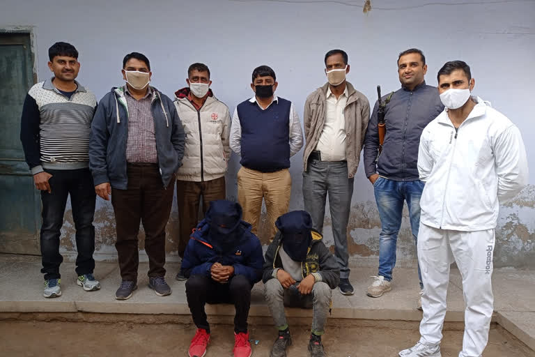 two arrested bhiwani robbery case