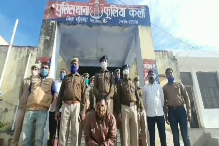 Police recovered silver,  Dhanop Mata Temple of Bhilwara