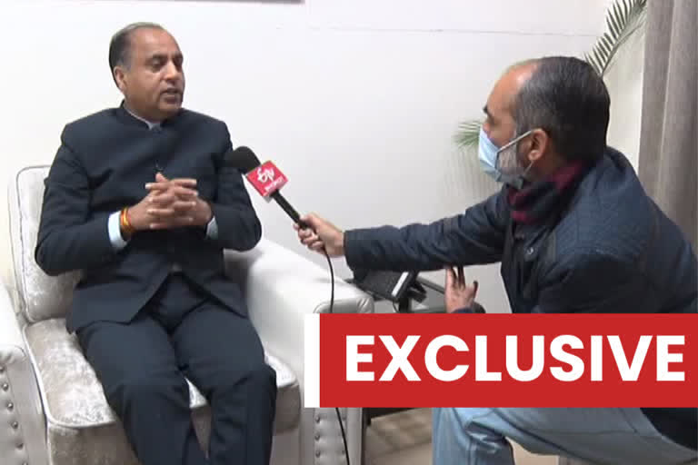 exclusive interview of cm jairam thakur