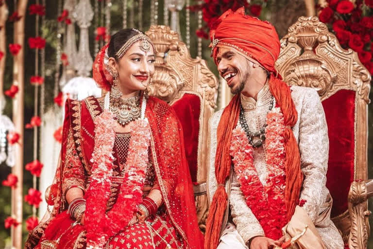 Yuzvendra Chahal ties knot with choreographer Dhanashree Verma