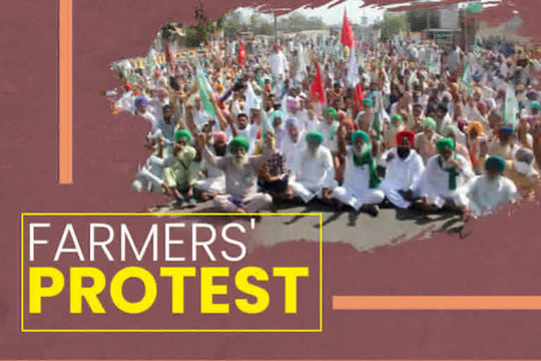 Farmers protest