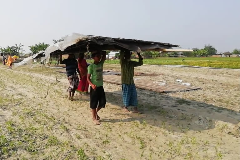 Erosion at Kalgachia