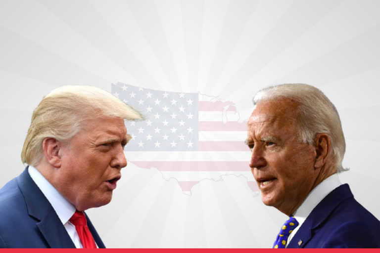 Joe Biden hit out at Donald Trump